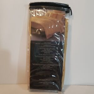 Donna Karan Stripe European Sham in Warm Beige